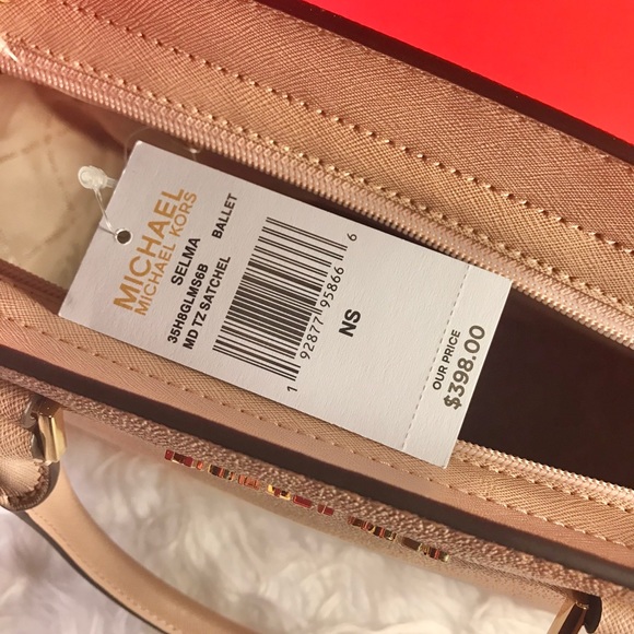 🌺 NEW MK MICHAEL KORS SIGNATURE SELMA SATCHEL - Picture 4 of 7